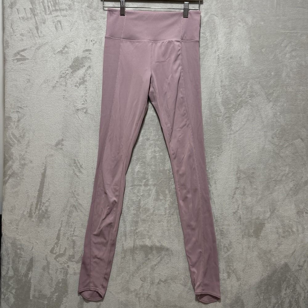 Athleta Women's Athletic Leggings Size Small Lilac Asymmetrical Cuff Hem‎
